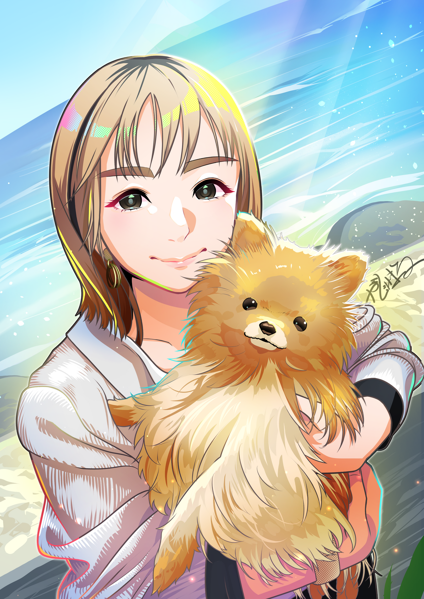 Seaside Pup Memory Style