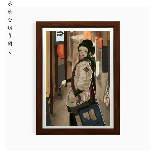 Futuristic Cyberpunk Character Art Style