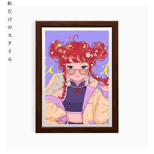 Expressive Pop Portrait Art Style