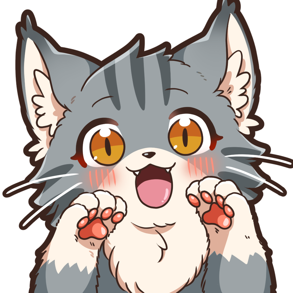 Playful Chibi Cat Art Style