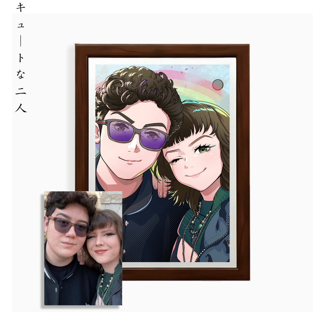 Radiant Couple Anime Style