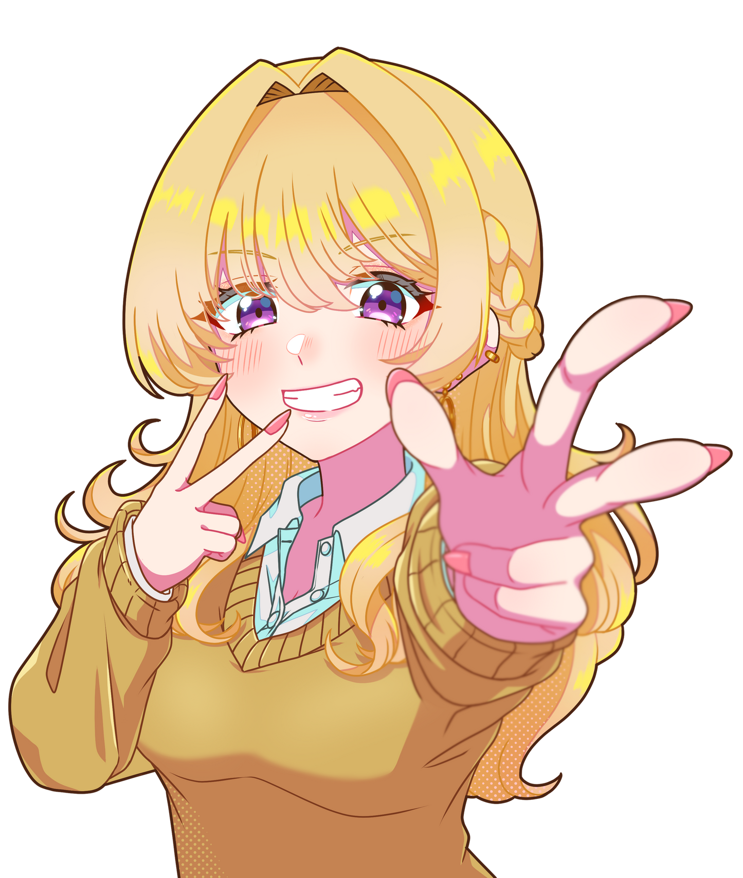 Playful Anime Character Art Style