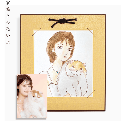 Elegant Anime Pet Companion Style