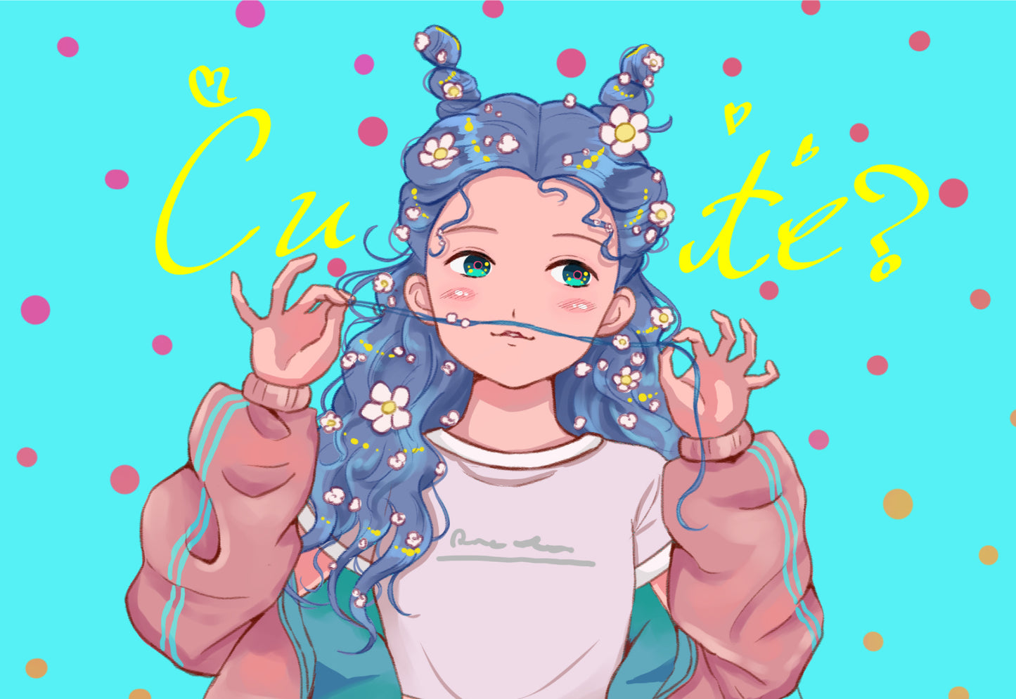 Expressive Pop Portrait Art Style