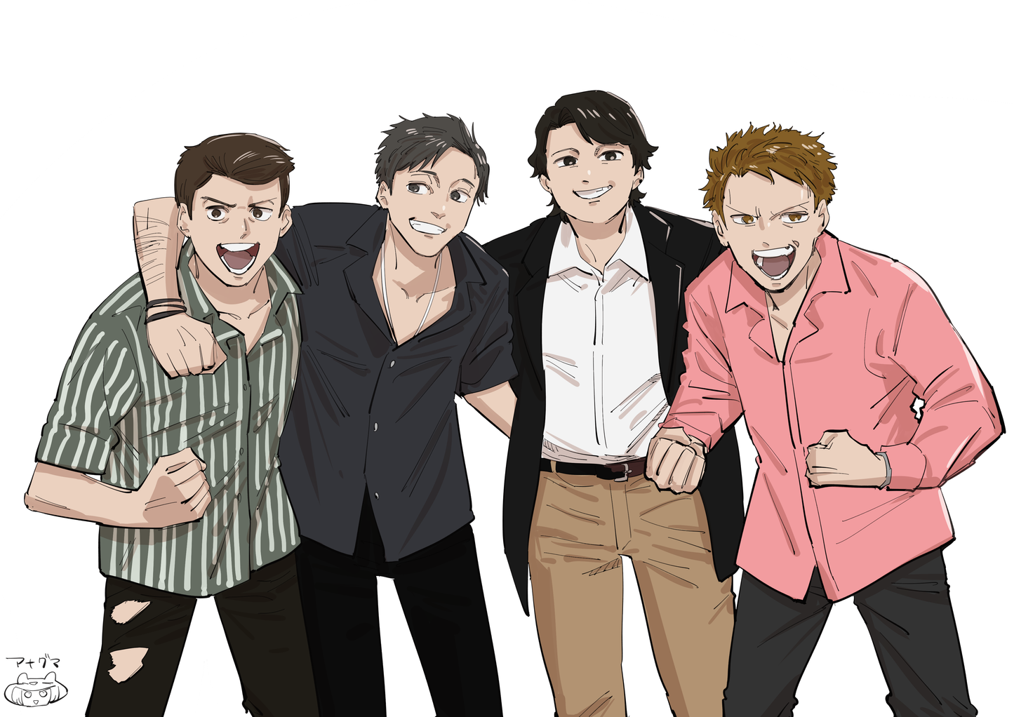 Bold Anime Brotherhood Style