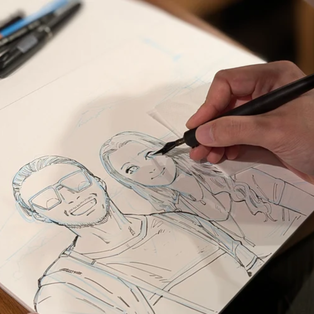 Behind Every Brushstroke: Meet the Japanese Artists Bringing Takumi Studios’ Anime Portraits to Life