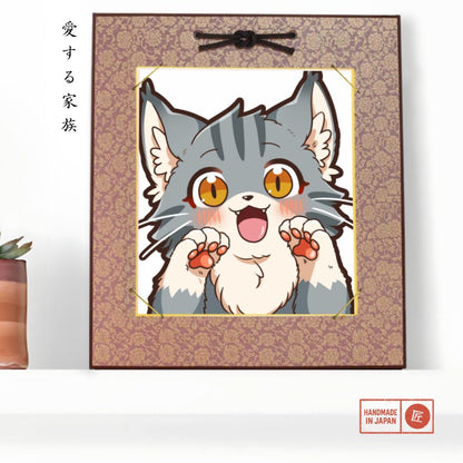 Playful Chibi Cat Art Style
