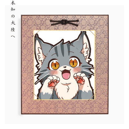 Playful Chibi Cat Art Style