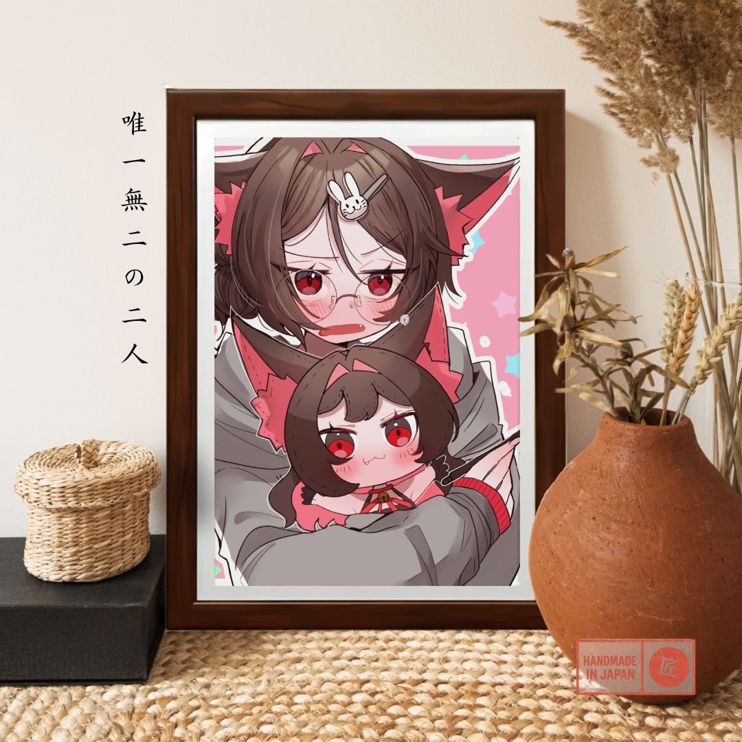 Expressive Duo Anime Art Style
