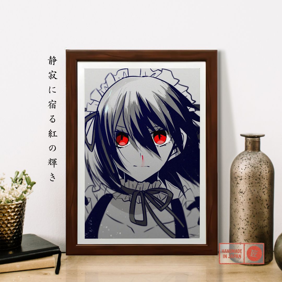 Monochrome Gothic Anime Art Style
