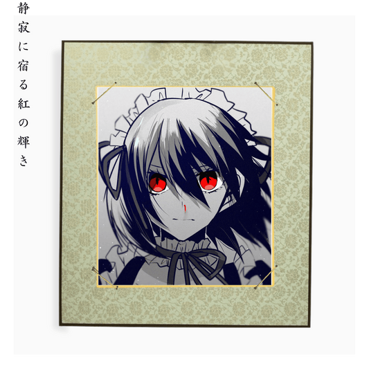 Monochrome Gothic Anime Art Style