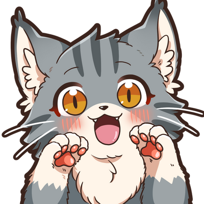 Playful Chibi Cat Art Style