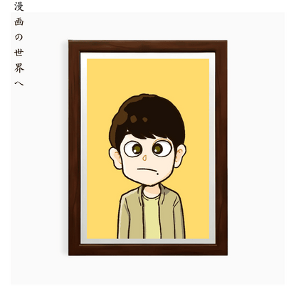 Minimalist Chibi Portrait – Bold and Simplified Anime Style