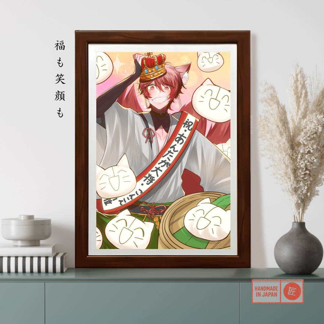 Playful Lucky Anime Art Style
