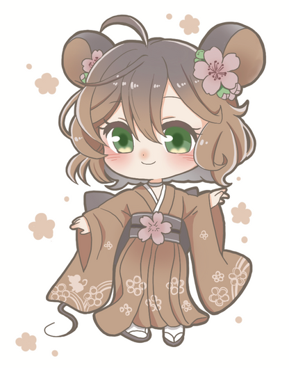 Kyoto Elegance Chibi Style