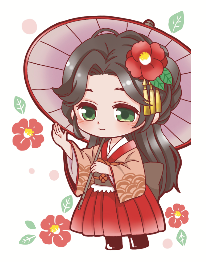 Nostalgic Kimono Chibi Style