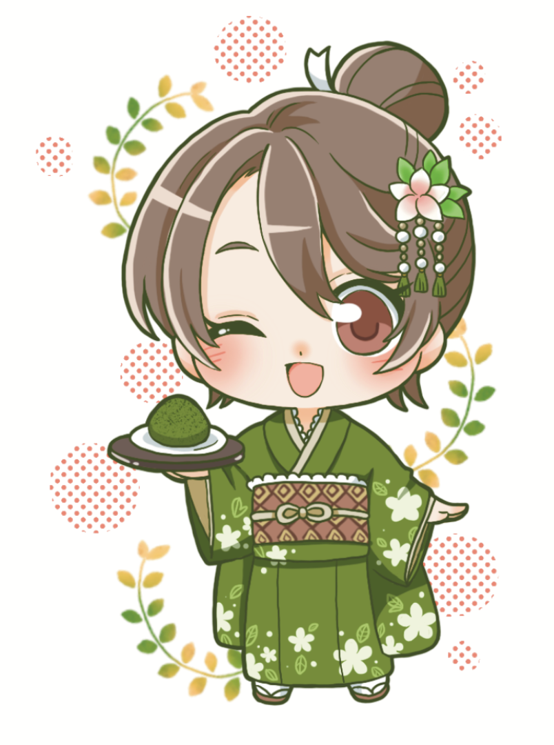 Nostalgic Kimono Chibi Style