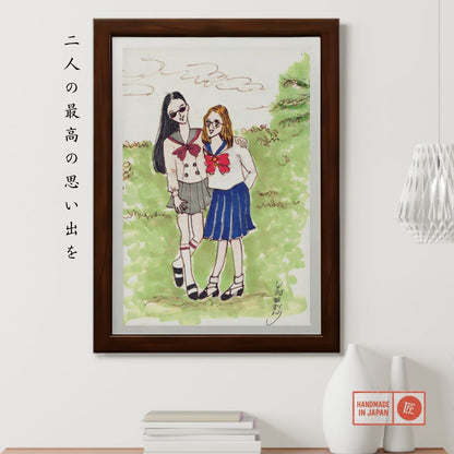Classic Sailor Schoolgirl Manga Style